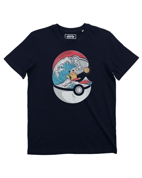 T-shirt Pokemon Wave - Tee-shirt mignon Pikachu