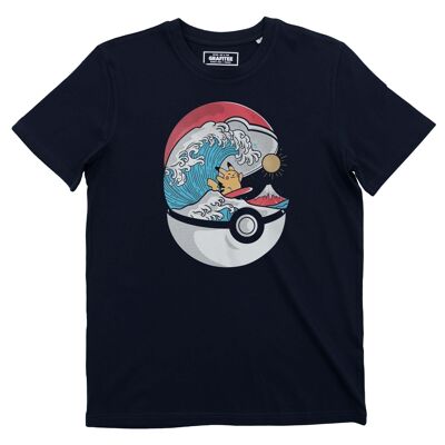 Pokemon Wave T-Shirt – Süßes Pikachu T-Shirt