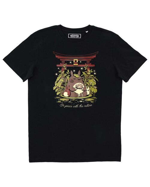 T-shirt In Peace With The Nature - Tee-shirt anime Totoro