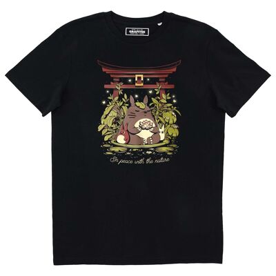 Camiseta En paz con la naturaleza - Camiseta Anime Totoro