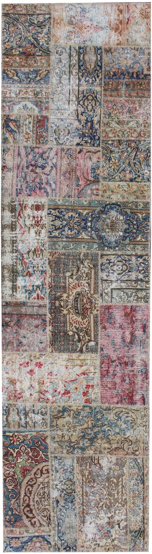 Handwoven Fine Carpet Patchwork-61821