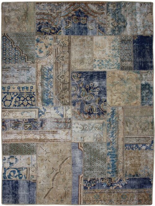 Handwoven Fine Carpet Patchwork-72331
