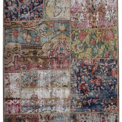 Handwoven Fine Carpet Patchwork-72336