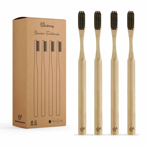 Bamboozy Bamboo Toothbrush Charcoal