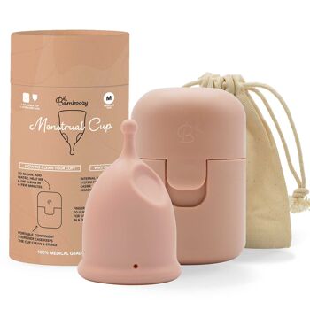 Ensemble de coupes menstruelles Bamboozy avec stérilisateur 1