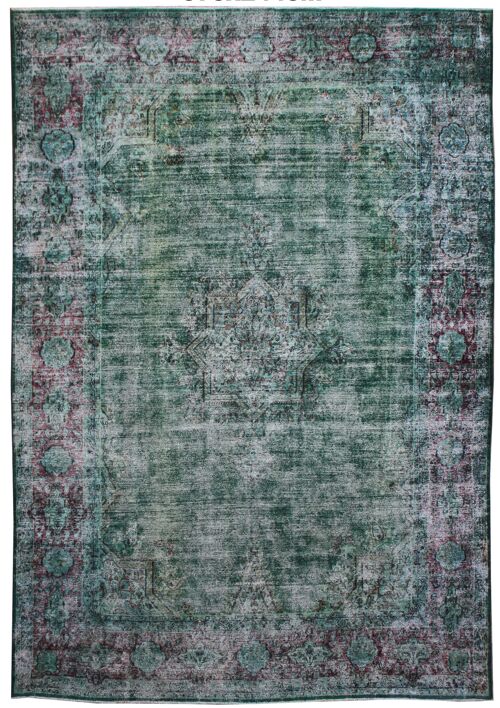 Handknotted Fine Vintage Carpet-72222