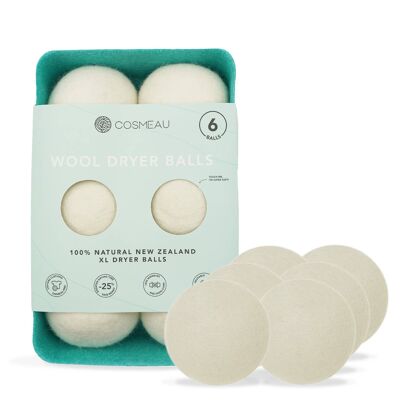 Cosmeau Dryerballs 6 Pieces Including Storage Tray