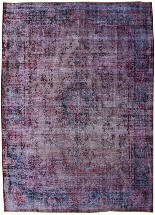 Handknotted Fine Vintage Carpet-73199