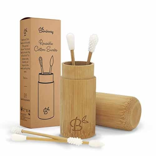 Reusable Bamboo Cotton Swabs 100% Organic