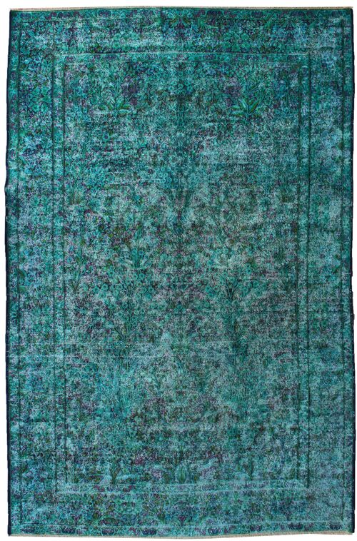Handknotted Fine Vintage Carpet-73709