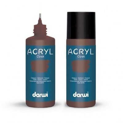 Darwi Acrylic Opaque [80 ml] BURNT SIENNA