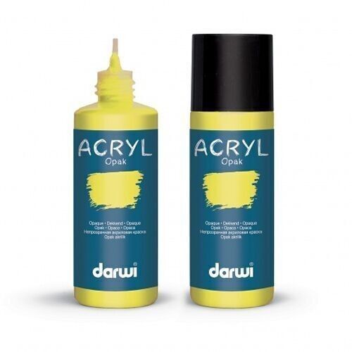 Darwi Acrilico Opaco [80 ml] GIALLO SCURO