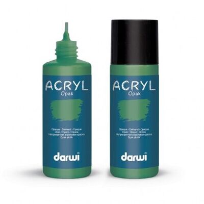 Darwi Acryl deckend [80 ml] FIR GRÜN