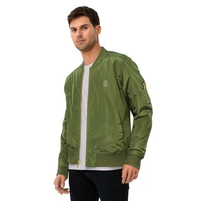 Bomber Man Manufactured Recycled Olive