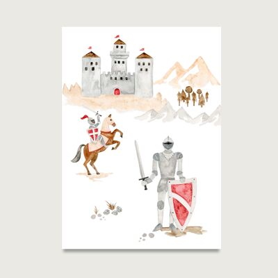 Postcard "Knight"