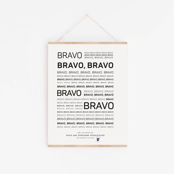 Affiche Mantra Bravo  (A2, A3, A4, A5, mini) 1