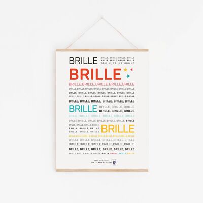 Affiche Mantra Brille (A2, A3, A4, A5)