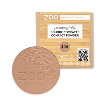 ZAO Recharge Poudre compacte * bio, vegan & rechargeable 10