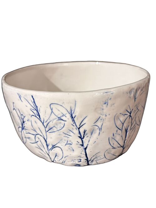 Cobalt Blue Fynbos Salad Bowl