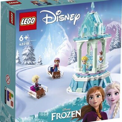 LEGO 43218 - EL VIAJE MÁGICO DE ANNE CON ELSA REINA DE LAS NIEVES