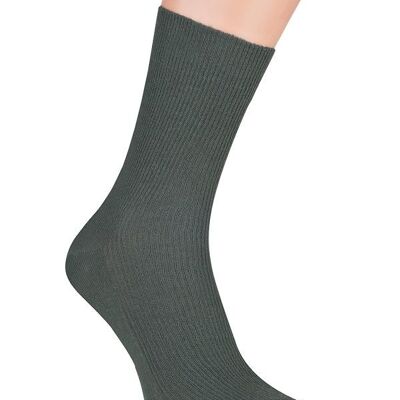 ONAIE Pressure-Free Ribbed Socks - 45-47 - Forest Green