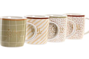 MUG PORCELAINE NEW BONE 11,5X8,3X9,5 365ML 4 ASSORTIMENTS. PC201117 2