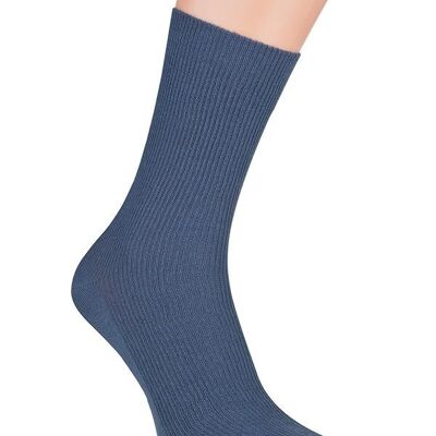 ONAIE Pressure-Free Ribbed Socks - 45-47 - Marine Blue