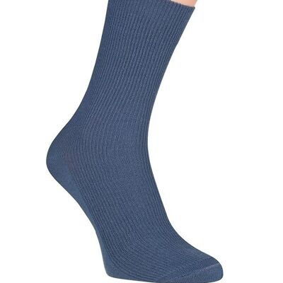 ONAIE Pressure-Free Ribbed Socks - 45-47 - Marine Blue