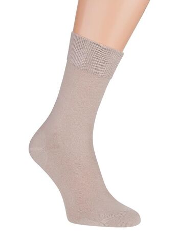 Chaussettes ONAIE 100% Coton - 39-41 - Taupe