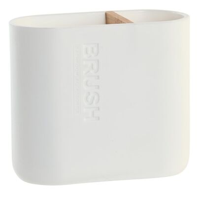 VASO PP BAMBU 11,5X5,5X10,5 BLANCO PB203654