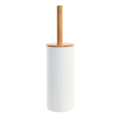 SUPPORT TOILETTE PP BAMBOU 9X9X35,5 BLANC PB203655