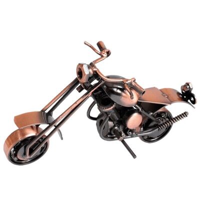 Dekorative Miniatur eines Motorrads aus Eisen