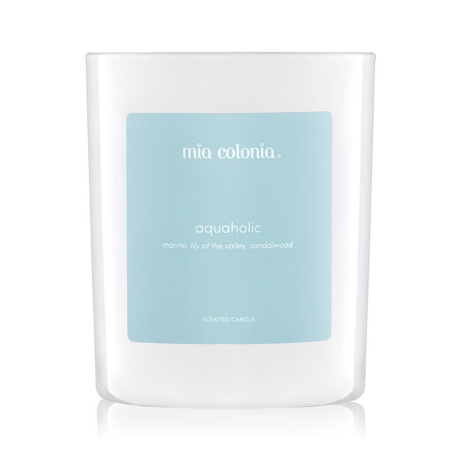 Candele profumate Armonica “Aquaholic” 100% cera di colza naturale 250g