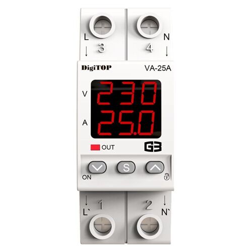 Voltage relay with current control DigiTOP VA-25A G3R