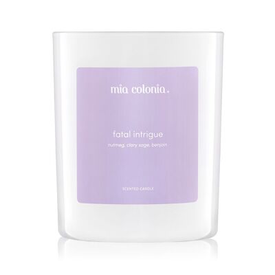 “Fatal Intrigue” Armonica scented candles 100% natural rapeseed wax 250g