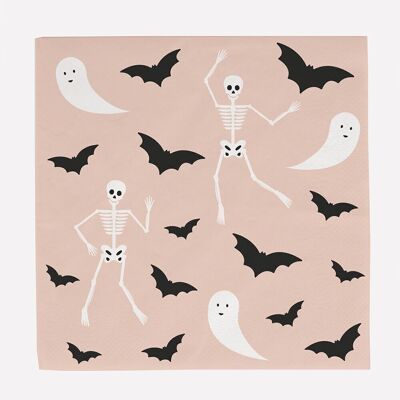 20 Serviettes en papier : Halloween