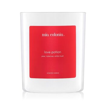 "Love Potion" Bougies parfumées Armonica 100% cire de colza naturelle 250g 1