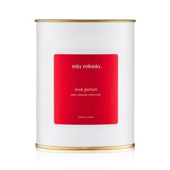 "Love Potion" Bougies parfumées Armonica 100% cire de colza naturelle 250g 2