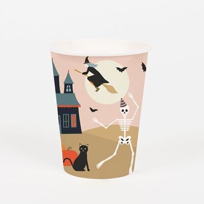 8 Paper Cups: Halloween