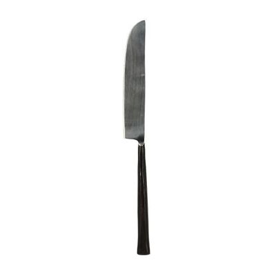 Khos steak knife in black stainless steel