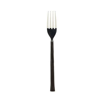 Khos fork in black stainless steel