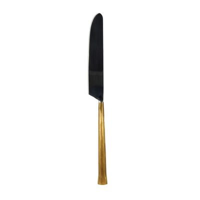Khos steak knife in gold-colored stainless steel