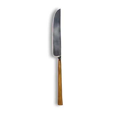 Cuchillo para carne Khos en acero inoxidable dorado