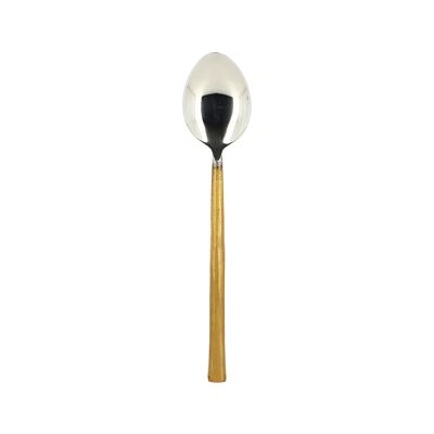 Khos table spoon in gold-colored stainless steel