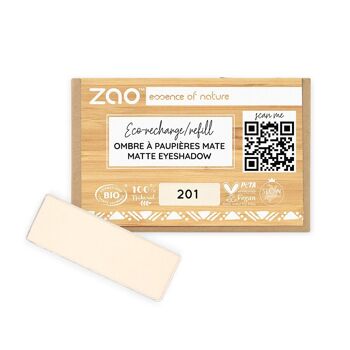 ZAO Recharge Fard à paupières mat * bio, vegan & rechargeable 2