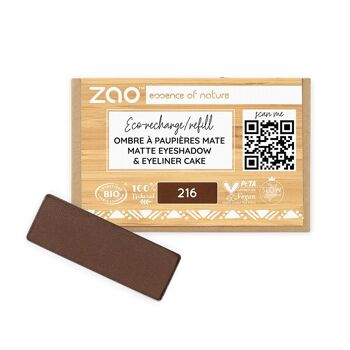 ZAO Recharge Fard à paupières mat * bio, vegan & rechargeable 20