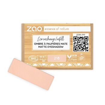 ZAO Recharge Fard à paupières mat * bio, vegan & rechargeable 24