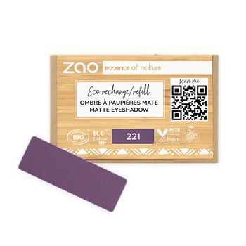 ZAO Recharge Fard à paupières mat * bio, vegan & rechargeable 30
