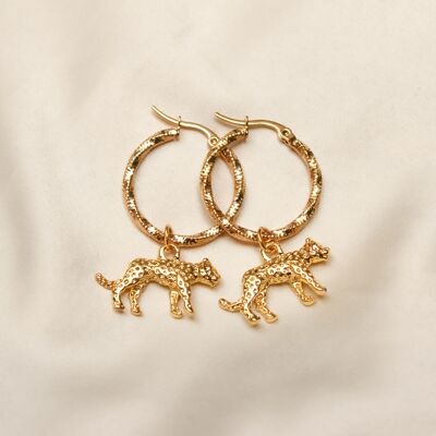 Noor earrings ♡ panther gold
