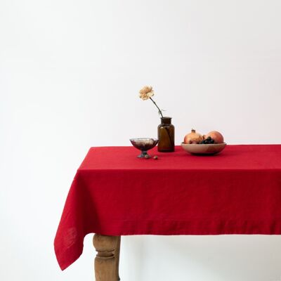 Lava Falls Linen Tablecloth